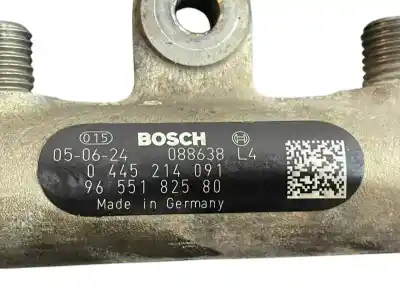 Gebrauchtes Autoersatzteil injektorrampe zum citroen jumpy 2.0 hdi cat (rhx / dw10bted) oem-iam-referenzen 9655182580  0445214091