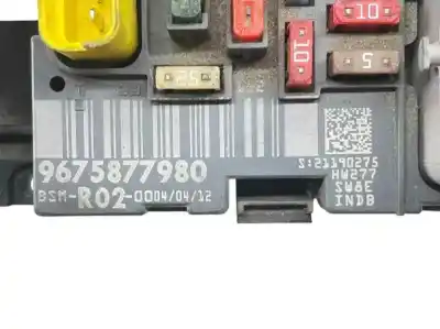Автозапчасти б/у блок реле/предохранителей за citroen c4 picasso 1.6 hdi fap ссылки oem iam 9675877980  bms r02