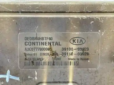 Second-hand car spare part ecu engine control for kia niro (de) 1.6 gdi hybrid oem iam references 3910003923 a3c0777800001 39100-03923