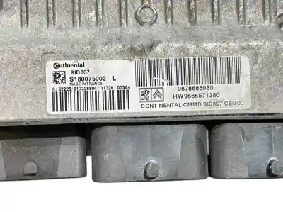 Second-hand car spare part ecu engine control for citroen c4 picasso 1.6 hdi fap oem iam references 9678686080  s180075002