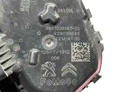 Second-hand car spare part throttle body for citroen c-elysée 1.6 blue-hdi fap oem iam references 9807238580  v29039645