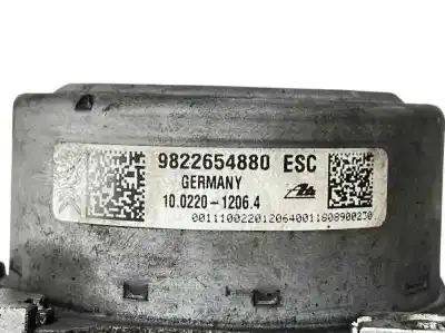Peça sobressalente para automóvel em segunda mão abs por peugeot 208 1.2 12v vti referências oem iam 9822654880  