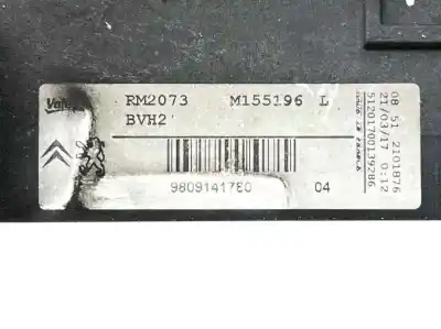 Pezzo di ricambio per auto di seconda mano radiatore d acqua per citroen c4 picasso 1.2 12v e-thp / puretech riferimenti oem iam 9809141780  m155196