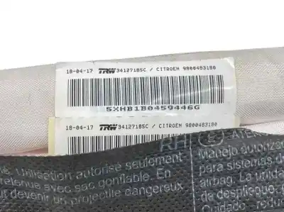 Автозапчастина б/у передня права подушка безпеки для citroen c4 picasso 1.2 12v e-thp / puretech посилання на oem iam 9800483180  
