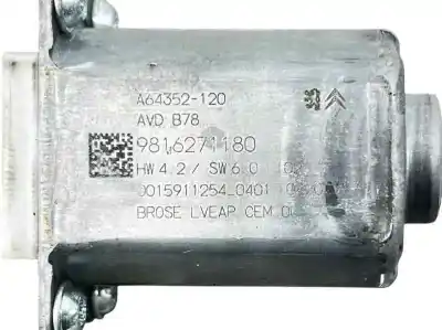 Pezzo di ricambio per auto di seconda mano alzacristalli anteriore destro per citroen c4 picasso 1.2 12v e-thp / puretech riferimenti oem iam 9816272480 9826076280 9816271180