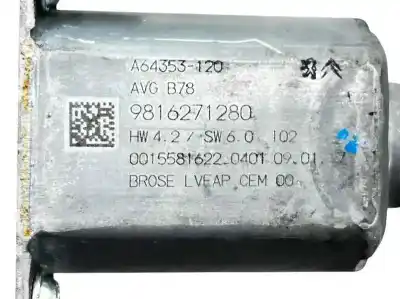 Автозапчасти б/у регулятор стекла переднего левого за citroen c4 picasso 1.2 12v e-thp / puretech ссылки oem iam 9816272580 9826076380 9816271280