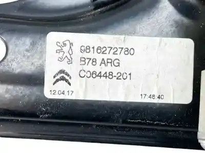 Автозапчастина б/у регулятор склона задній лівий для citroen c4 picasso 1.2 12v e-thp / puretech посилання на oem iam 9816272780 9826076580 9816271480