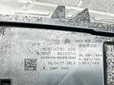 Автозапчастина б/у права фа для citroen c4 picasso 1.2 12v e-thp / puretech посилання на oem iam 9816714780  9822653180