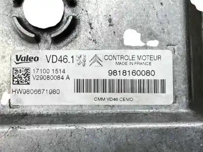 Автозапчастина б/у ебу контролер двигуна для citroen c4 picasso 1.2 12v e-thp / puretech посилання на oem iam 9818160080 1622237280 1613360780