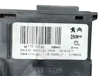 Pezzo di ricambio per auto di seconda mano modulo elettronico per citroen c4 picasso 1.2 12v e-thp / puretech riferimenti oem iam 9811039380  