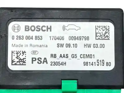 Pezzo di ricambio per auto di seconda mano modulo elettronico per citroen c4 picasso 1.2 12v e-thp / puretech riferimenti oem iam 9814151980  0263004853