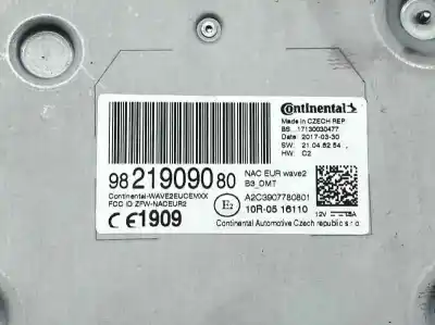 Pezzo di ricambio per auto di seconda mano impianto audio / radio cd per citroen c4 picasso 1.2 12v e-thp / puretech riferimenti oem iam 9821909080 1637940680 1623566480