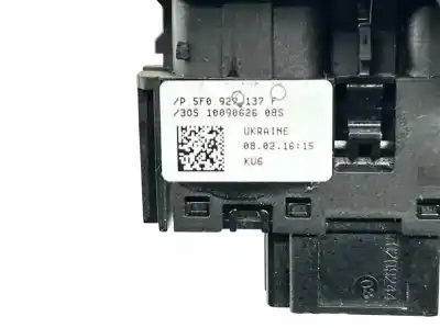 Second-hand car spare part switch for seat leon (5f1) 1.6 tdi oem iam references 5f0927137f  