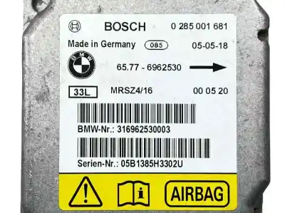Peça sobressalente para automóvel em segunda mão centralina de airbag por bmw x5 (e53) 3.0 24v cat referências oem iam 66776962530 0285001681 6962530