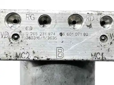 Second-hand car spare part abs for citroen berlingo multispace (b9) 1.6 hdi 75 16v oem iam references 9660107180 9665292280 0265231974