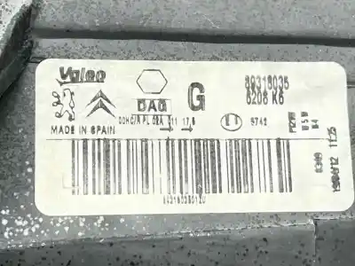 Автозапчастина б/у ліва фара для citroen berlingo multispace (b9) 1.6 hdi 75 16v посилання на oem iam 6208k6  89318035