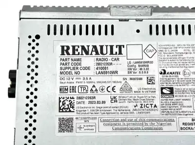 Автозапчасти б/у многофункциональный дисплей за dacia sandero iii 1.0 tce 110 ссылки oem iam 280212263r 280215866r 280213900r