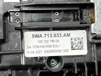 Second-hand car spare part gearbox linkage for skoda octavia iv (nx3, nn3) 1.5 tsi oem iam references 5wa713033am  5wa713033cc