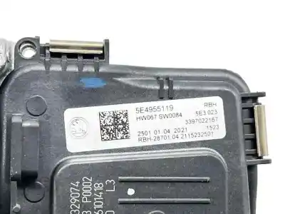 Peça sobressalente para automóvel em segunda mão motor do limpa para brisas por skoda octavia iv (nx3, nn3) 1.5 tsi referências oem iam 5e4955023 3397022167 5e4955023a