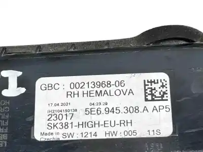 Second-hand car spare part interior rear right light for skoda octavia iv (nx3, nn3) 1.5 tsi oem iam references 5e6945308a  00213968-06