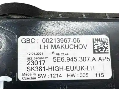 Second-hand car spare part interior left tailgate light for skoda octavia iv (nx3, nn3) 1.5 tsi oem iam references 5e6945307a  00213967-06