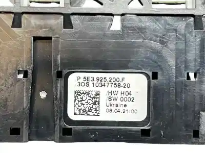 Second-hand car spare part multifunction switch for skoda octavia iv (nx3, nn3) 1.5 tsi oem iam references 5e3925200f  