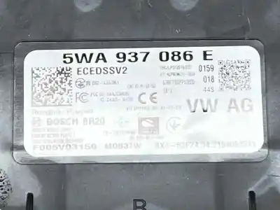 Second-hand car spare part electronic module for skoda octavia iv (nx3, nn3) 1.5 tsi oem iam references 5wa937086e f005v03156 5wa937086g