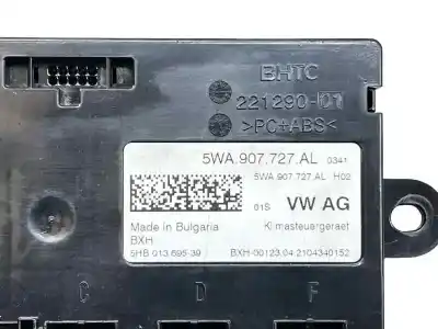 İkinci el araba yedek parçası elektronik modül için skoda octavia iv (nx3, nn3) 1.5 tsi oem iam referansları 5wa907727al  5hb013695-39
