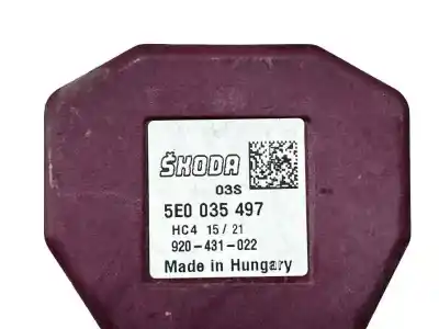 Tweedehands auto-onderdeel elektronische module voor skoda octavia iv (nx3, nn3) 1.5 tsi oem iam-referenties 5eq035497  920-431-022