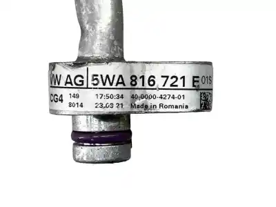 Second-hand car spare part air conditioning pipes for skoda octavia iv (nx3, nn3) 1.5 tsi oem iam references 5wa816721f  5wa816721e