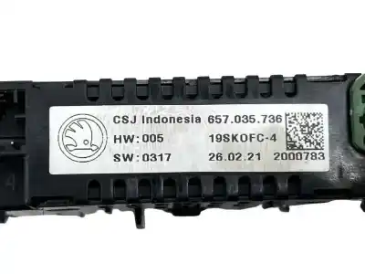 Second-hand car spare part electronic module for skoda octavia iv (nx3, nn3) 1.5 tsi oem iam references 657035736  