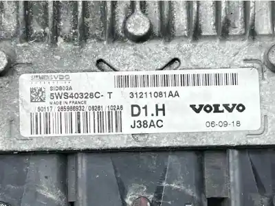 Second-hand car spare part ecu engine control for volvo c30 2.0 diesel cat oem iam references 31211081aa  31211081