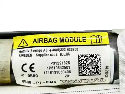 Автозапчасти б/у подушка безопасности передняя левая шторка безопасности за volvo v40 2.0 diesel cat ссылки oem iam 31291326  1p619642501