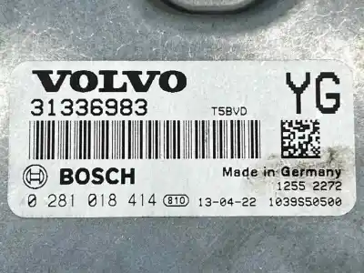 Second-hand car spare part ecu engine control for volvo v40 2.0 diesel cat oem iam references 31336983  0281018414