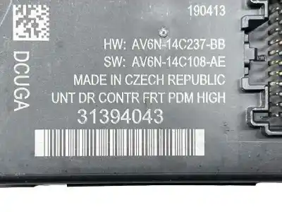 Second-hand car spare part electronic module for volvo v40 2.0 diesel cat oem iam references 31394043  