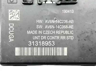 Second-hand car spare part electronic module for volvo v40 2.0 diesel cat oem iam references 31318953 31318954 