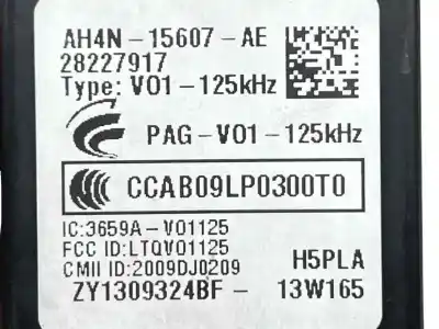 Second-hand car spare part ignition switch for volvo v40 2.0 diesel cat oem iam references ah4n15607ae 31252952 31252151