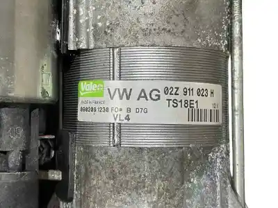 Peça sobressalente para automóvel em segunda mão motor de arranque por audi a3 (8p) 1.9 tdi ambiente referências oem iam 02z911023h 02z911023f ts18e1