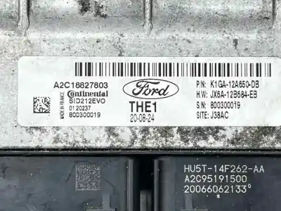 Second-hand car spare part ecu engine control for ford focus iii 2.0 tdci oem iam references k1ga12a650db svjx6a-12a650-eb k1ga-12a650-db