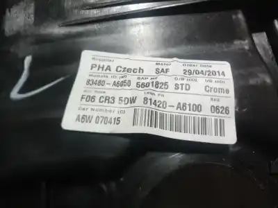 Автозапчастина б/у регулятор скла заднього правого для hyundai i30 cw (gdh) d4fb посилання на oem iam 83480a6050  
