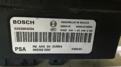 Second-hand car spare part electronic module for peugeot partner tepee 9hx oem iam references 9663821680  