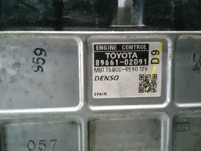 Автозапчастина б/у ебу контролер двигуна для toyota auris (e15) 1ad посилання на oem iam 8966102d91  