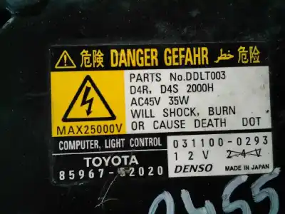 Автозапчастина б/у електронний модуль для toyota auris (e15) 1ad посилання на oem iam 0311000293  