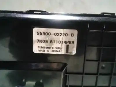 Peça sobressalente para automóvel em segunda mão comando de sofagem (chauffage / ar condicionado) por toyota auris (e15) 1zr referências oem iam 5590002220b  