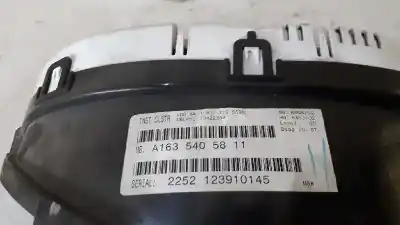 Pezzo di ricambio per auto di seconda mano pannello degli strumenti per mercedes-benz clase ml (bm 163) om628963 riferimenti oem iam a1635405811  