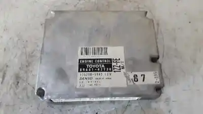 Second-hand car spare part ecu engine control for toyota rav4 (a2) 1zzfe oem iam references 8966142730