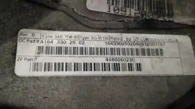 Pezzo di ricambio per auto di seconda mano differenziale anteriore per mercedes-benz clase r (w251) 642950 riferimenti oem iam a1643302502  