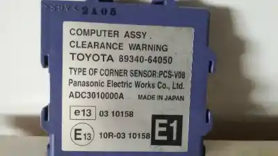 Second-hand car spare part electronic module for toyota verso (aur2/zgr2) 1zr oem iam references 8934064050  