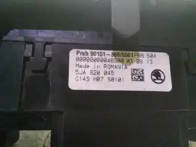 Автозапчастина б/у контроль опалення / кондиціонації для skoda rapid (nh) cay посилання на oem iam 5ja820045  