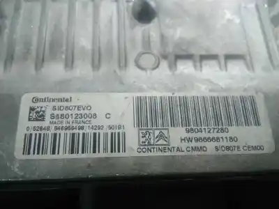 Second-hand car spare part ecu engine control for citroen c4 picasso/spacetourer 9h05 oem iam references 9804127280  